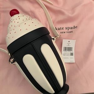 Kate Spade Ice Cream Sundae novelty bag NWT